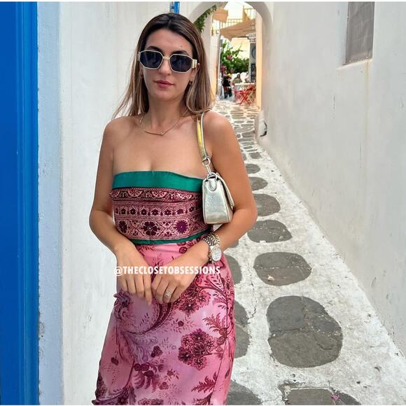 ZARA BLOGGER FAVE!!! Strapless Midi Dress NWT LAST ONE!!! - Picture 10 of 16